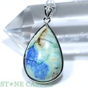 ☆一点物☆【ペンダントトップ】ターコイズインラピスラズリ (3A) No.52