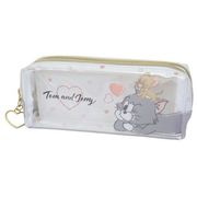 特価商品　トムとジェリー　ツインファスナーペンケース(ハートちらし)