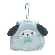 サンリオ ダイカット ミニ ポーチ ねこねこおばけ ポチャッコ グリーン【小ロット販売】