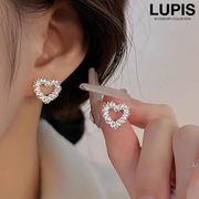 ピアス レディース ハート メタル キラキラ 華やか とげ クール 大人っぽ カジュアル こなれ感