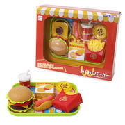 ＜おままごとセット＞バーガーショップセット　No.206-982