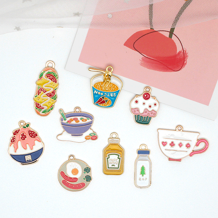 食べ物 カップ DIY ハンドメイド コーヒー デコパーツ アクセサリーパーツ ラーメン カップケーキ かき氷