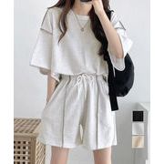 【日本倉庫即納】 Tシャツショートパンツ 2点セットアップ