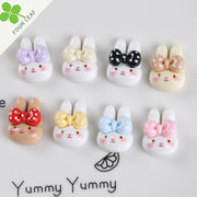 兎 アクセサリーパーツ デコパーツ 髪飾り ペンダント ハンドメイド スマホケース美容 可愛い