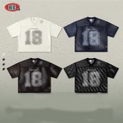 PC1402 2026年夏新作 Tシャツ メンズ アメリカン ショート丈 Vネック レイヤード トップス