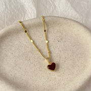 ネックレス　レディース　INS　韓国ファッション　デザイン　ハート