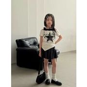 2026夏新作　子供服　キッズ　女の子  トップス　T-シャツ　おしゃれ　100～160CM　DC