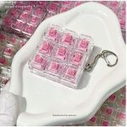 ins人気キーホルダー減圧おもちゃ PVC キーリング ストレス解消触感いい ハンドメイド雑貨 LF