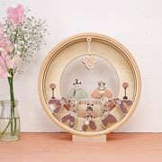 曲木雛飾り　CATS　/雛人形　ギフト　贈り物　飾り　メモリアル