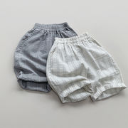 2026夏服※軽量 薄手 ストライプ 七分丈パンツ カジュアルパンツ 外履き 防蚊パンツ