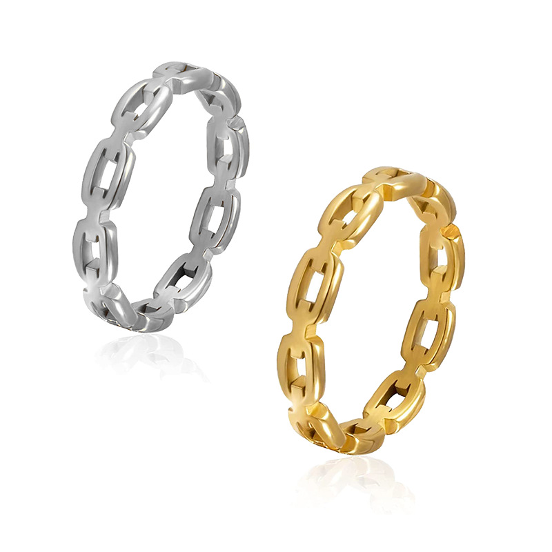 ステンレス 指輪 18K リング  大人可愛いリング ステンレス 上品 ステンレス指輪 男女 超新作2026年４月