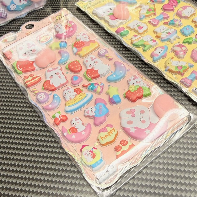 お買得まとめ買い180セット！】 癒やし ぷくぷくシール お尻 6種 