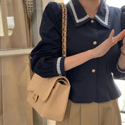 今季マストバイ  デザイン  おしゃれ  レース   パフスリーブ  シャツ  トップス