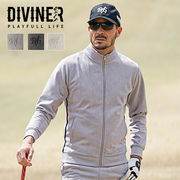 【春の新作】フェイクスウェードスタンドジップジャケット/DIVINER GOLF