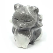 ≪特価品/国内在庫≫太極石/九尾の狐/彫刻/約30x25x24mm