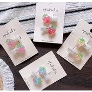 2026春夏新作★韓国風 アクセサリーパーツ★キッズ ヘアアクセサリー★キッズ  ヘアピン★ヘアクリップ