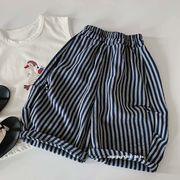 2026新作 夏 キッズ ショートパンツ 男の子 女の子 大きめポケット 薄手 ゆったり ★90-140CM