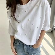 2026年INS 夏新作  デザイン  気質　韓国風　トップス Ｔシャツ