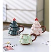 立体デザイン 陶器製マグカップ カフェ向け
