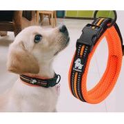 犬　首輪　犬用首輪　軽い首輪　シンプル　ソフト　メッシュ　　首輪リードか