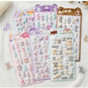 新品 文房具 手芸DIY 手帳シール ステッカー 装飾シール 精美 ク 立体シール 3Dシール 貼り付け