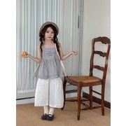 【2026夏新作】韓国風子供服 ベビー服 キッズ キャミソール  トップス ノースリーブ 涼しい
