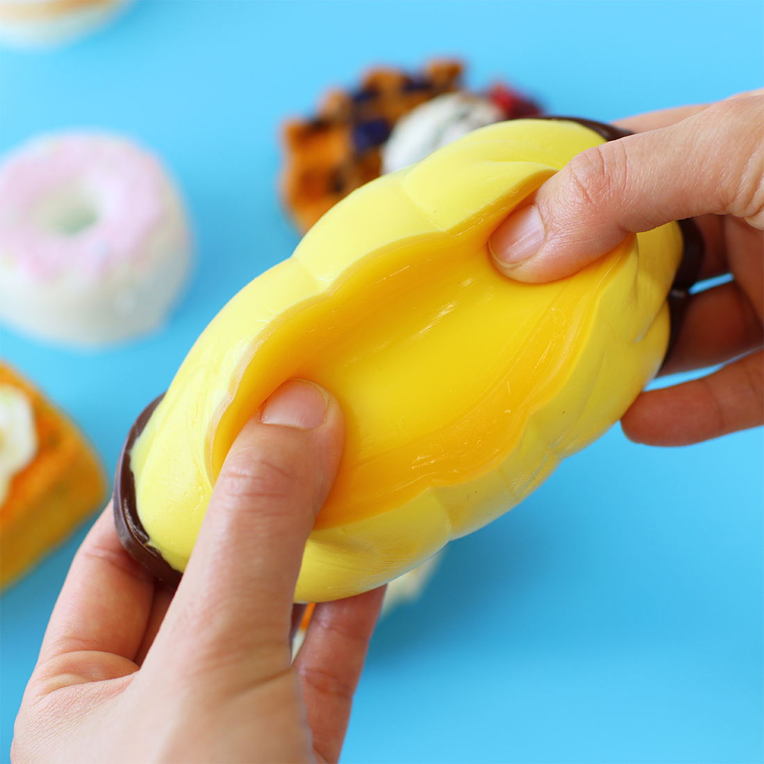 スクイーズ[パンケーキおもちゃぷにゅぷにゅスイーツお菓子デザート
