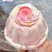 即納　クリーミースクイーズ　 ミルキープリン ピーチ　水感スクイーズ