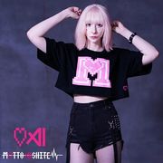 【MハートショートT】メンズ レディース 半袖 短丈 クロップド 韓国系 夏服 新作 2026