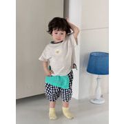 2026夏新作 韓国風子供服 キッズ服 ベビー服 男の子 トップス&ショートパンツ 分けて販売 73~110CM