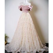 結婚式・司会者用ワンピース・花嫁ウェディングドレス・パーティードレス・披露宴/写真撮影  ロングドレス