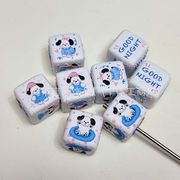 アクリル ビーズパーツ デコパーツDIY  カスタムボールペン対応 デコ素材 手芸材料 チェーンパーツ