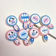 アクリル ビーズパーツ デコパーツDIY  カスタムボールペン対応 デコ素材 手芸材料 チェーンパーツ