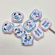アクリル ビーズパーツ デコパーツDIY  カスタムボールペン対応 デコ素材 手芸材料 チェーンパーツ