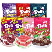 【9種類】トローリ Trolli グミ 咀嚼音 SNSで話題 人気お菓子 SAMR ソフトキャンディー 西瓜 虫 恐竜