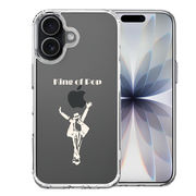 iPhone17 側面ソフト 背面ハード ハイブリッド クリア ケース キング・オブ・ポップ　2