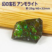 カナダ(アルバータ州)産 アンモライト化石 赤緑系  バッファローストーン （その３） 置物 パワーストーン