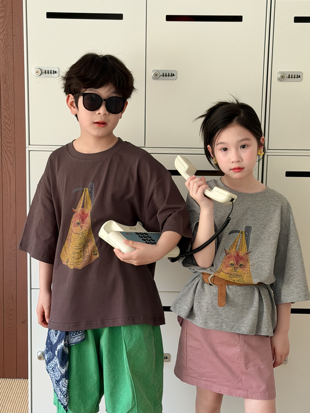 子供服　100-160cm　キッズTシャツ　ガールズ　春夏　韓国キッズ服
