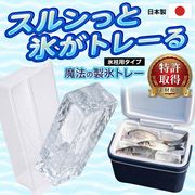 製氷皿/日本製/氷柱用タイプ/ブロック氷/水分補給/アイストレー/釣り用/ 魔法の製氷トレー:ブロックアイス