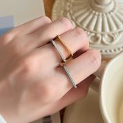サージカルステンレス指輪　リング　アクセサリー　18kコーティング　INS　金属アレルギー対応