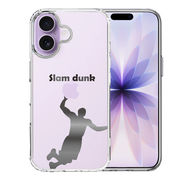 iPhone17 側面ソフト 背面ハード ハイブリッド クリア ケース バスケットボール スラムダンク