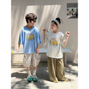 子供服　100-160cm　キッズTシャツ　ガールズ　春夏　韓国キッズ服