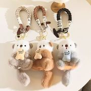 新入荷　韓国　ぬいぐるみ付き　スマホストラップ バッグチャーム 手首ストラップ　可愛い　DC