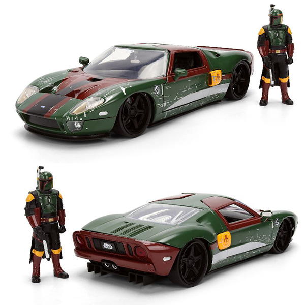 1:24 Star Wars 2005 Ford GT w/ Boba Fett 【スターウォーズ】ミニカー 1:24 Star Wars 2005 Ford GT w/ Boba Fett 【スターウォーズ