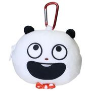 【ポーチ】スタジオUG カラビナ付きぬいぐるみファスナーマスコット ごきげんぱんだ
