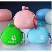 犬 おやつ ケース 散歩 持ち運び おでかけ シリコン ポーチ かわいい ペット