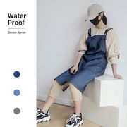防水エプロンビブ    エプロン 防汚＆撥水   前掛け  作業着エプロン  男女兼用