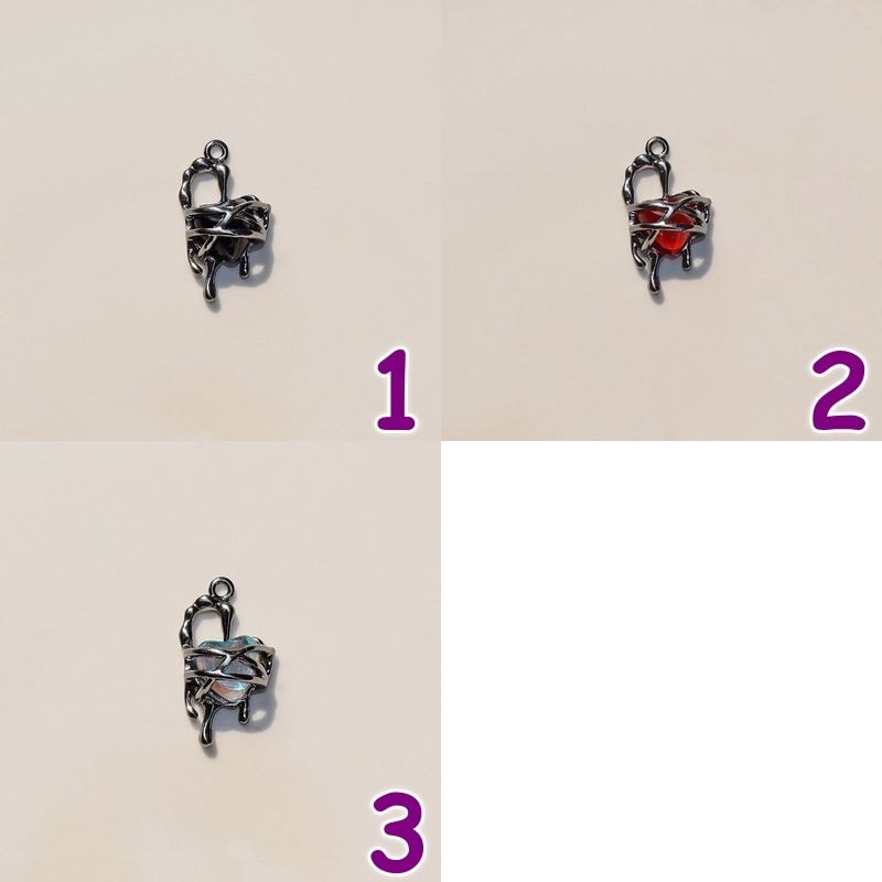 ハンドメイド 合金 デコパーツ DIY素材 推し活グッズ ダーク系 アクセ
