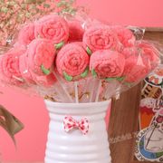 【50本入】ローズマシュマロ バラ 綿菓子 人気お菓子 咀嚼音 ソフトキャンディ SNS話題