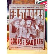 アメリカンブリキ看板 The Three Stooges Goofs & Saddles
